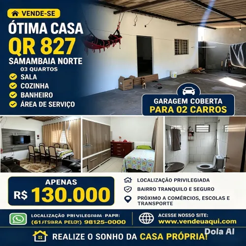 Oportunidade Samambaia!