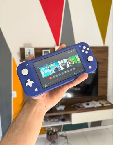 Nintendo Switch Lite Azul Escuro (leia a descrição)