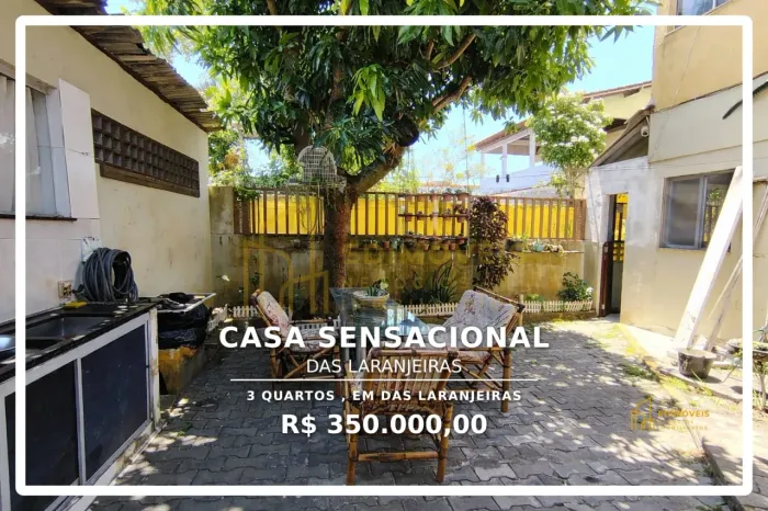 Ideal para famílias: casa em condomínio no bairro Das Laranjeiras!