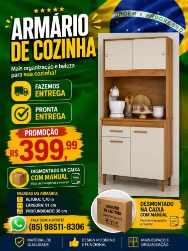 armário novos pronta entrega