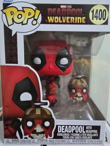 Funko pop Deadpool with headpool #1400