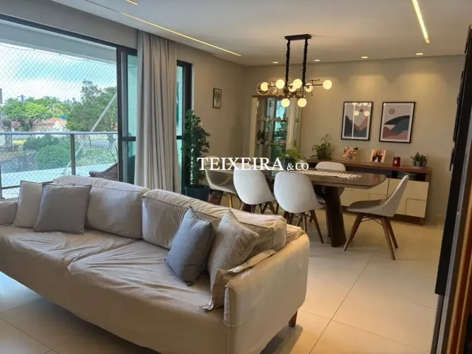 Apartamento 128m² com 3 Quartos e 2 Suítes em João Agripino | Lazer Completo