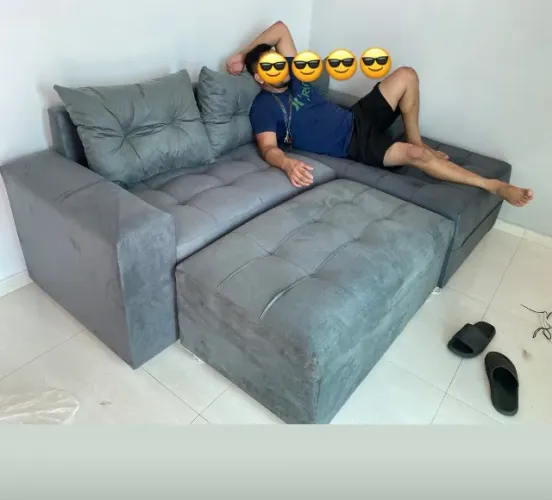 Super desconto sofá 
