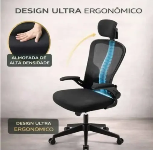 Cadeira Presidente Escritório Ergonômica