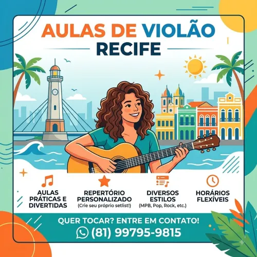 Aulas de violão em Recife