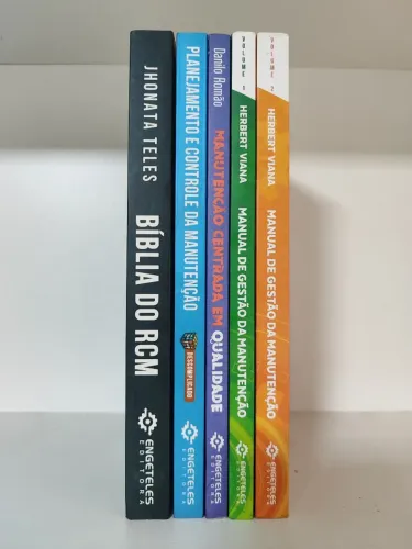 Kit 5 Livros sobre Manutenção (Excelente estado)