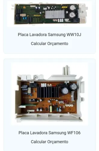 Reparo de Placa Lava & Seca Samsung 