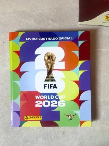 ÁLBUM COPA DO MUNDO 2026 COMPLETO - CAPA DURA