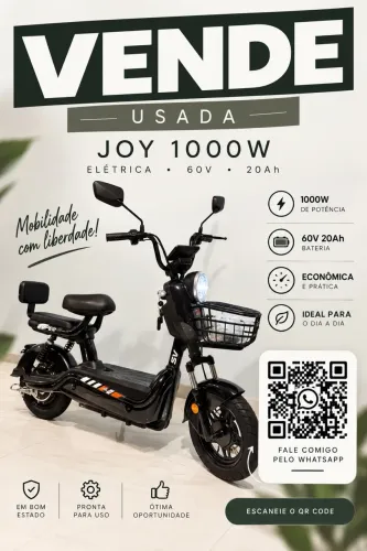 Scooter Elétrica 1000W - R$ 4.000