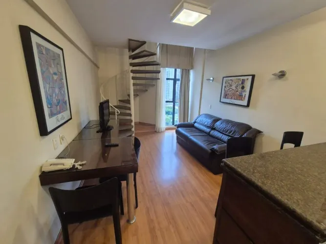 Apartamento 1 quarto Mobiliado para alugar na Savassi