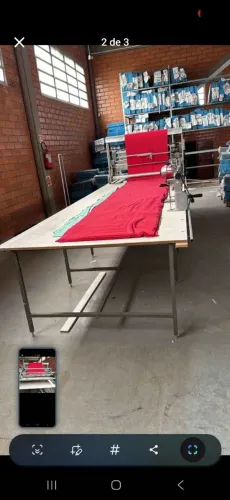 Vendo enfestadeira e mesa de 8 metros 