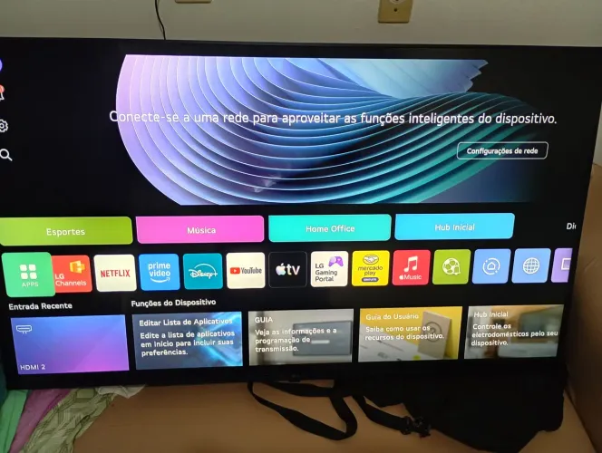 Smart TV LG de 50" Ultra HD 4K com ThinQ AI e HDR10