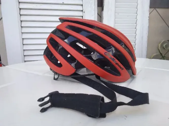 Capacete Polisport Light Road Vermelho Tamanho M 55-58cm 