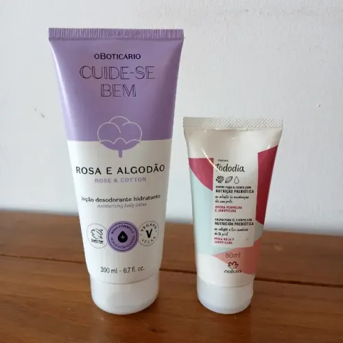 Kit Cremes Boticário e Natura