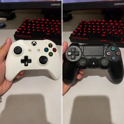 Controles Originais Xbox One e PS4 - Funcionando Perfeitamente
