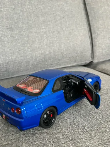 Miniatura 1/18 Nissan Skyline GT-R (R34) - Azul