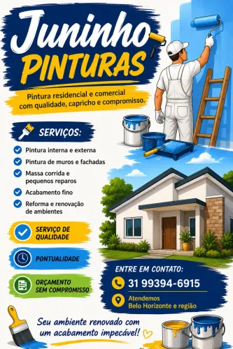 Ofereço serviço de pintura profissional