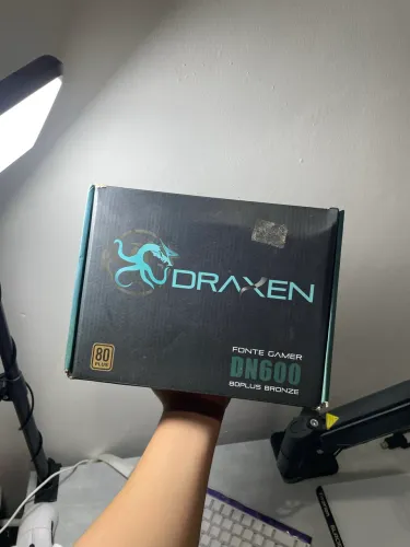 Fonte 600w DRAXEN - Selo 80 Plus Bronze