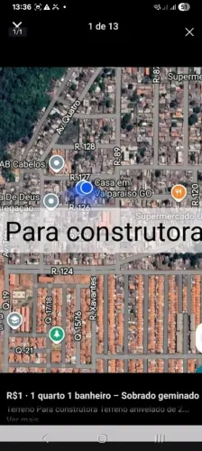 Vendo terreno com sobrado para finalizar 3 quartos 3 banheiros 215 mts quadrados de constr