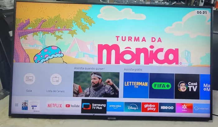 Samsung Smart 50" UHD 4K, Visual com Cabos Escondidos, HDR