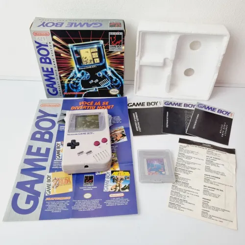 528- Console Gameboy DMG IPS BIG BOX Playtronic c/ Tetris
