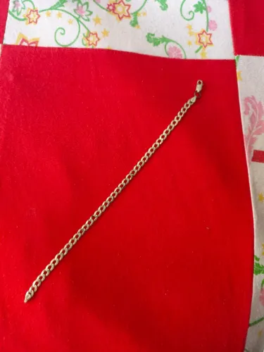 Vendesse pulseira prata 925 4mm semi nova