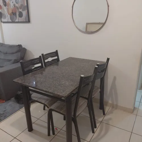 Mesa 4 lugares Tampo em granito