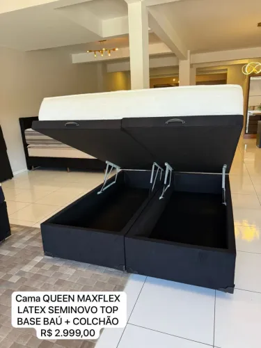 Cama box baú MAXFLEX LATEX SEMINOVA TOP - ENTREGO