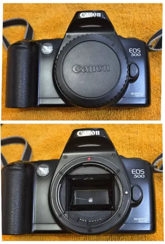 Maquina fotográfica EOS 500 Canon e flash 430EZ