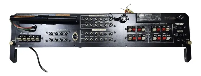 Painel Traseiro Do Receiver Sansui Qrx5500 Completo