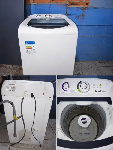 máquina Consul 12 kg, modelo CWH12BBBNA (220 V).