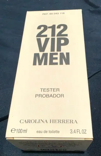 Carolina Herrera 212 VIP Tester Masculino EDT 100ml Original Lacrado