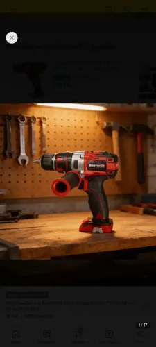 Lixadeira orbital einhell 18v brushless 60 Nm de torque