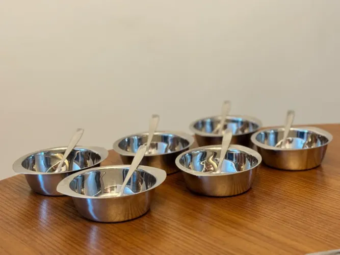 Conjunto para sobremesa Tramontina inox 12 peças R$ 65,00