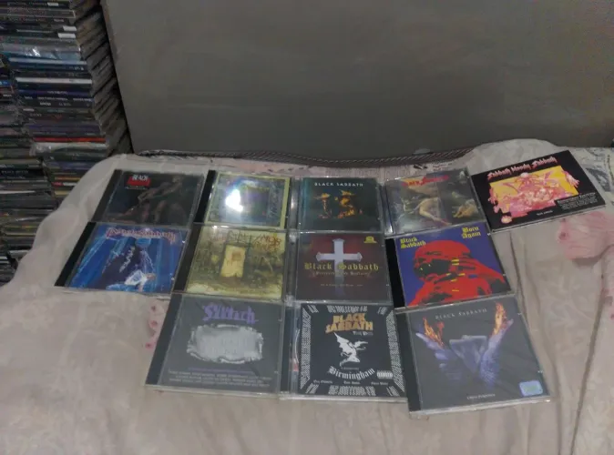Cds - Black Sabbath (12 Cds) Nacional + Importado.