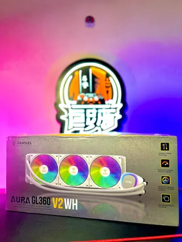 Water Cooler Gamdias Aura GL 360 V2 360mm ARGB White Lacrado