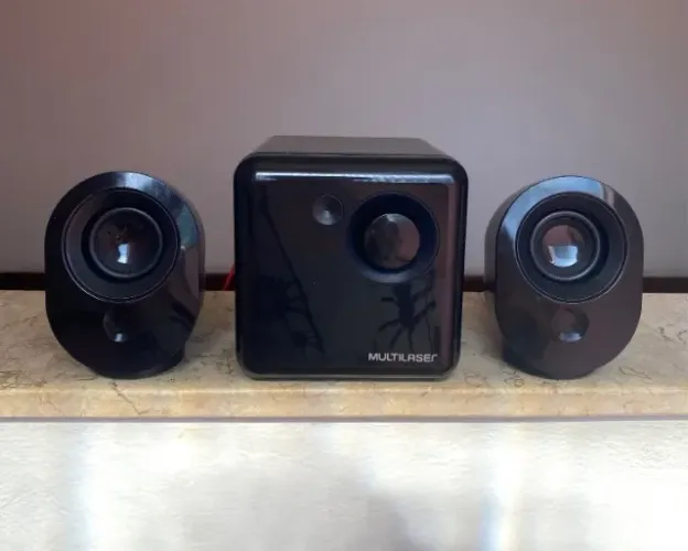 Caixa Som Multilaser Subwoofer Multimídia Sub Monitor Studio