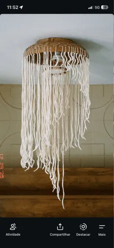 LUSTRE DE CROCHÊ