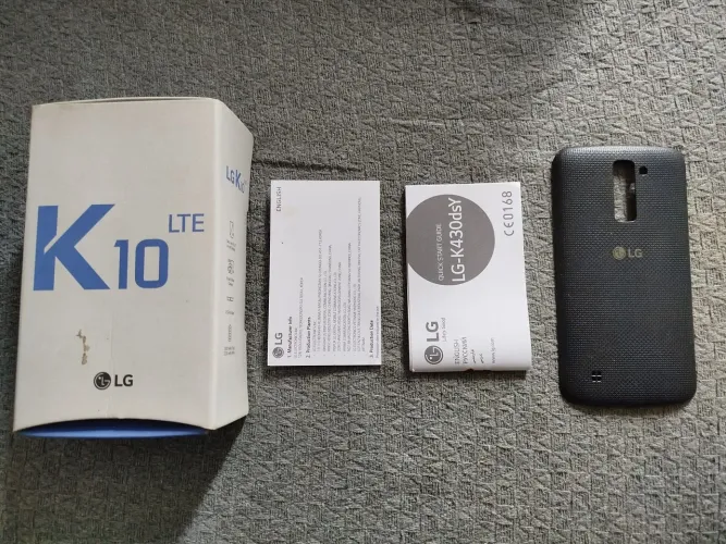 Caixa e Capinha Original LG k10 - Leia a descrição 