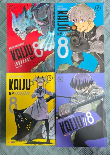 Mangá Kaiju n8 Volumes 1, 2, 3 e 4