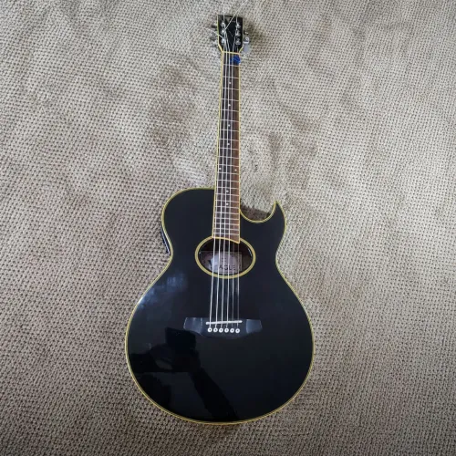 Violão Eagle GL36BK Aço Elétrico + 3 Palhetas Oficiais AC/DC de Brinde