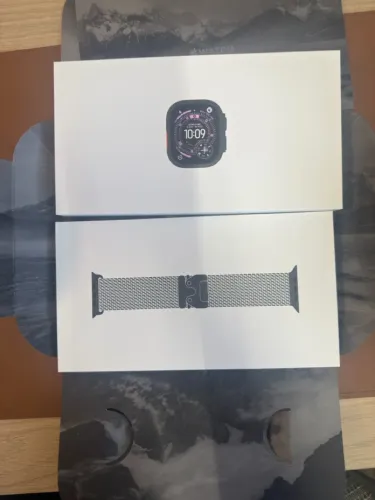 Apple Watch Ultra 3 pulseira de titânio - Novo lacrado