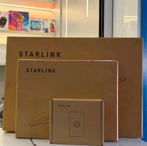 Antena via satélite Starlink mini