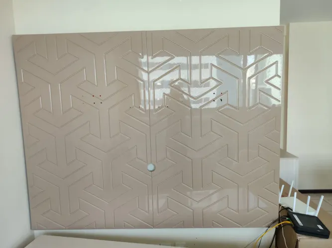 Painel em Laca grande com detalhes