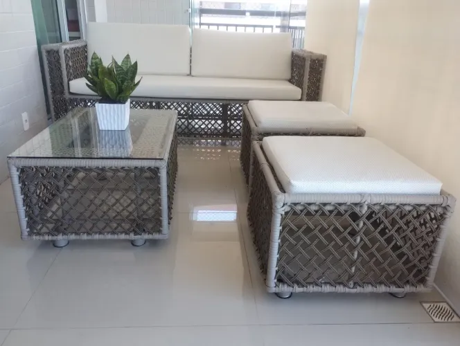 Conjunto completo de varanda