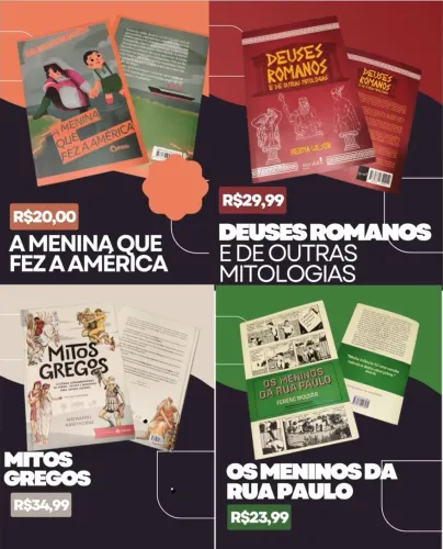 Livros seminovos- individual ou grupo