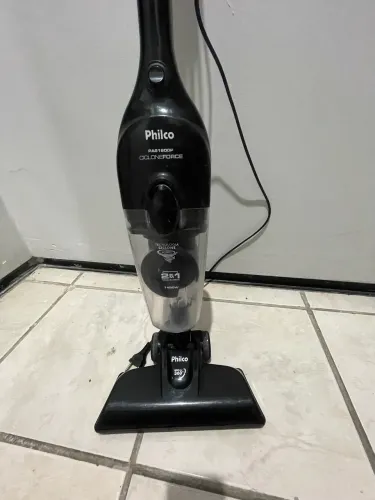 Aspirador de Pó Vertical Philco Filtro Ciclone 1450W PAS1600P Preto