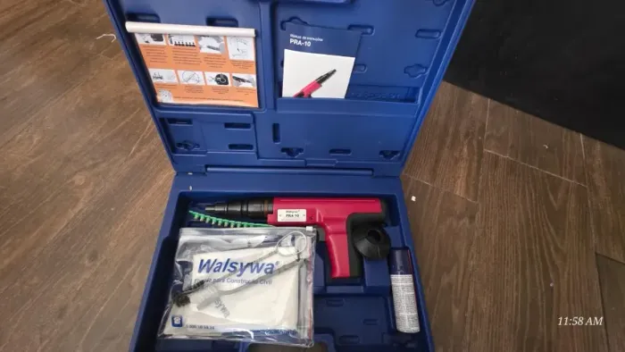 Fincapinos, pinos e PRA-10 Ferramenta de Fixação à Pólvora Walsywa