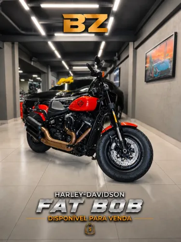 HARLEY-DAVIDSON FAT-BOB - Baixo Km - Impecável 