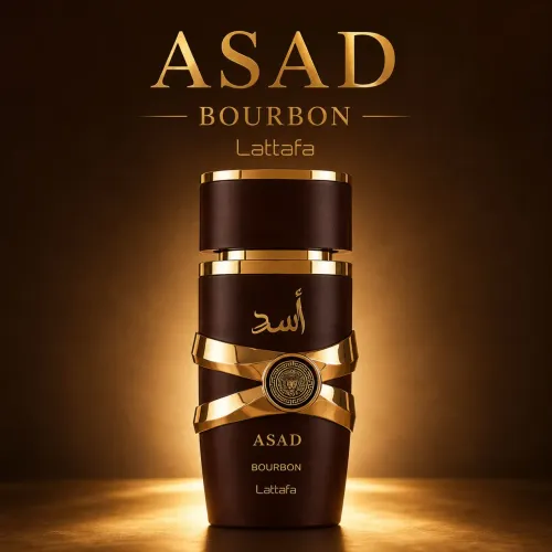 Perfume Asad Bourbon Lattafa - Masculino Original Lacrado